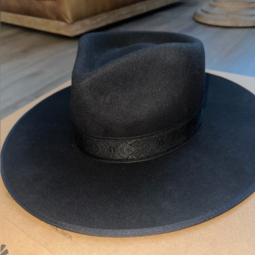 Lack of Color Noir Rancher Hat Size 57